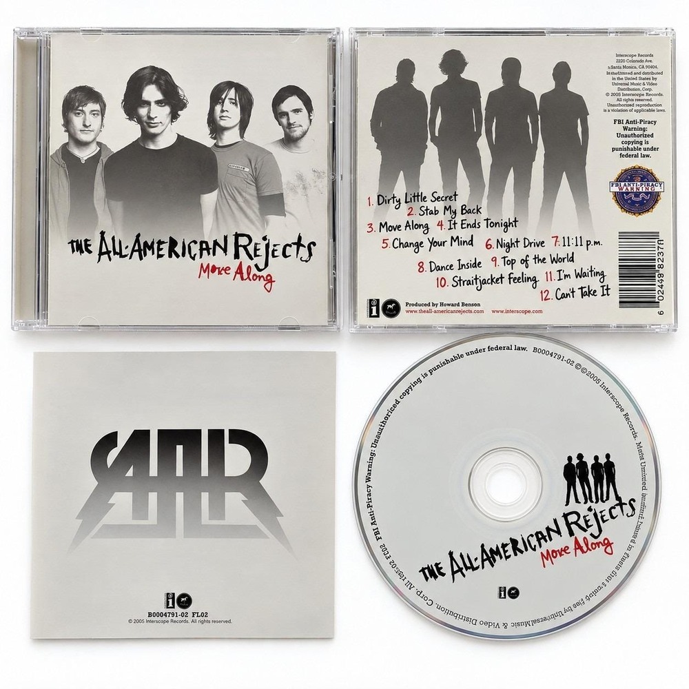 The All-American Rejects Move Along CD 2005 Interscope B0004791-02 Pop Punk